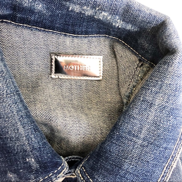 MOTHER Denim The Bully Jean Distressed Jacket - Picture 7 of 8